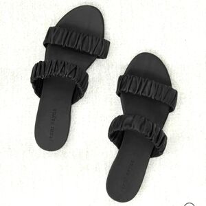 Jenni Kayne leather Dune sandal black 9